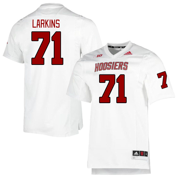 Men #71 Will Larkins Indiana Hoosiers College Football Jerseys Stitched Sale-Retro